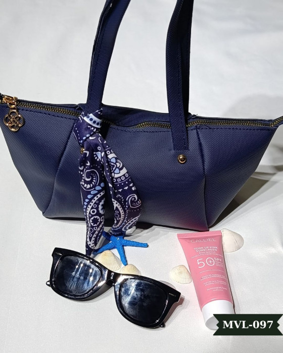 Vizon Fularlı Omuz Çantası